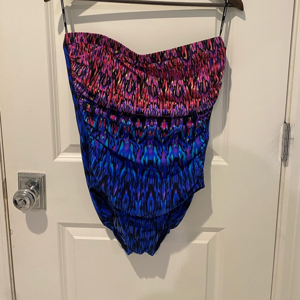 Multicolor Slimming Miraclesuit Bathing suit one piece